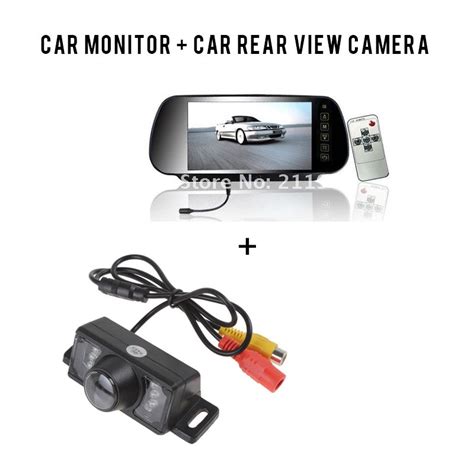 7 Inch Tft Color Lcd Bluetooth Car Monitor Cmm 004 E350 Night Vision Color Car Rear View