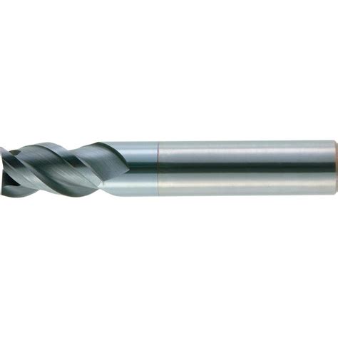 Widia Corner Radius End Mill 1 4 Dia 1 2 LOC 0 0180 Radius 3