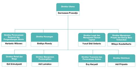 Struktur Organisasi Pln