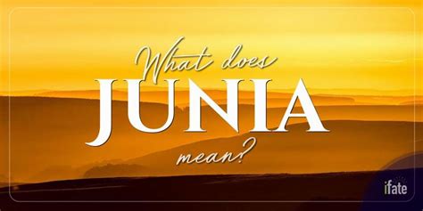 The Baby Name Junia What It Means And Why Numerologists Love It