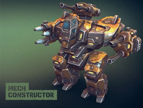 Mech Constructor Heavy Robot D Unity Asset Store