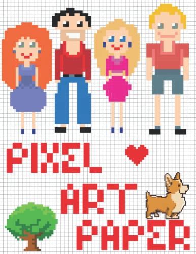 Pixel Art Paper Artists Sketch Book Pixel Art Grid For Pixel Artists