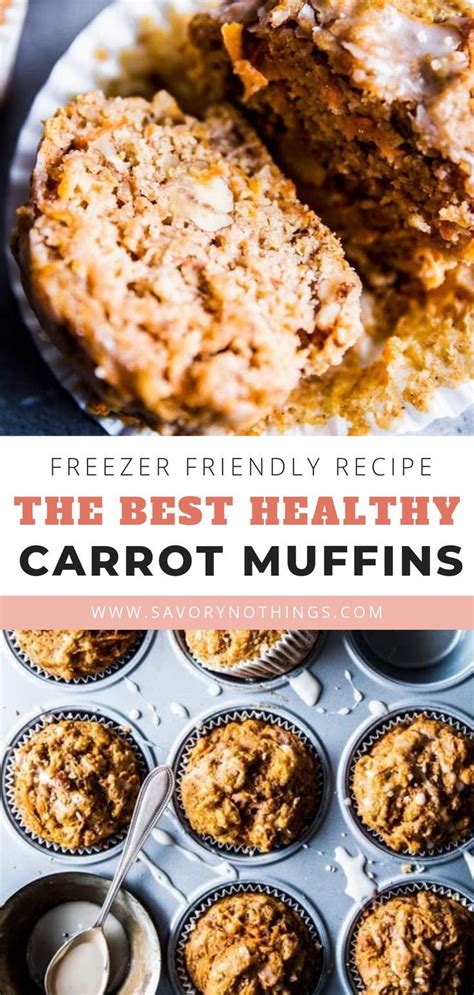 Healthy Carrot Muffins Artofit