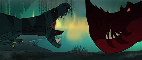 Primal Fang Vs Horned Theropod By Dracotyrannus On Deviantart