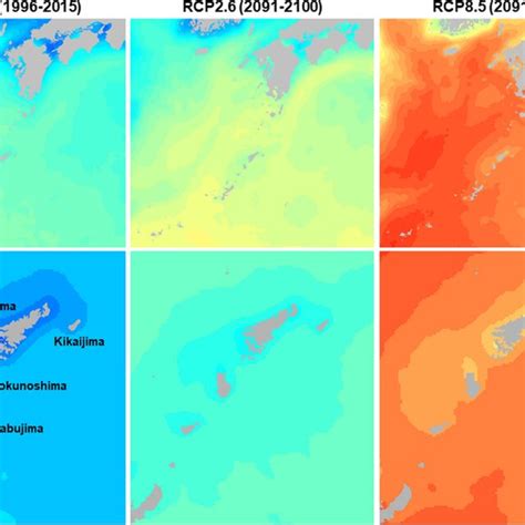 Distribution Of Averaged Sea Surface Temperatures Ssts In August Download Scientific Diagram