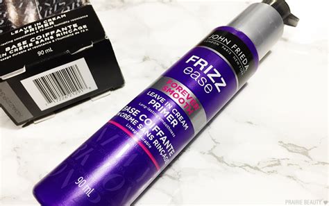 REVIEW: John Frieda Frizz Ease Forever Smooth Products - Prairie Beauty