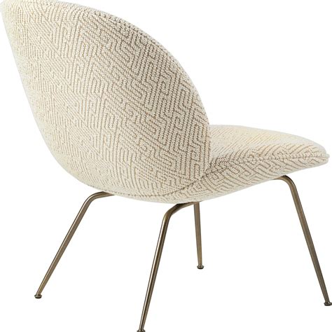 Gubi Beetle Fauteuil Dora Boucle Avec Pieds En Laiton Antique K B Her