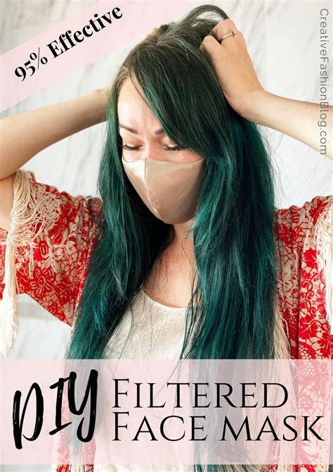 2 New DIY Face Mask Tutorials That Filter 95% of Bacteria w/ Filti ...