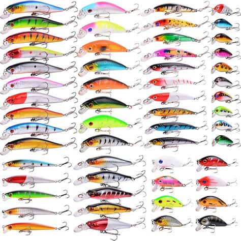 Aorace Pcs Fishing Lures Large Hard Bait Minnow Vib Lure With Treble