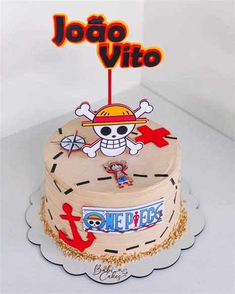 Bolo One Piece Fotos Para Uma Fant Stica Aventura Pirata Bolo De