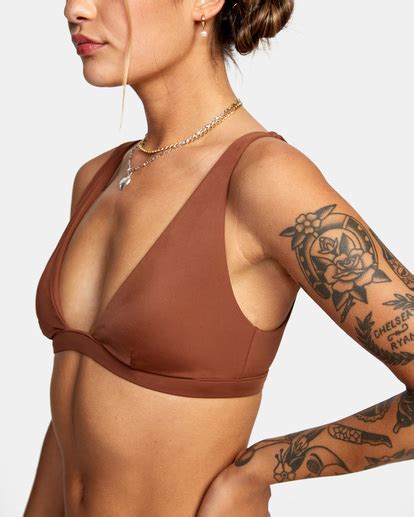 Camille Rowe Camille Bralette Bikini Top For Women Rvca