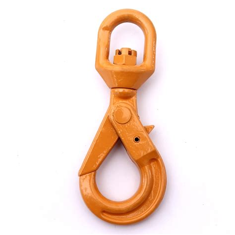 Chain Slings Drop Forged G80 Clevis Self Locking Hook China Swivel Hook And Carbon Steel