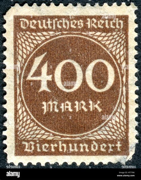 Germany Circa A Stamp Printed In Germany Deutsches Reich