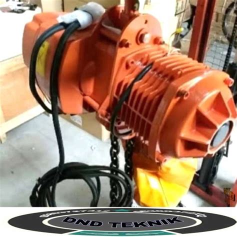 Jual Electric Chain Hoist Ton X Meter Trolley Ton X Meter