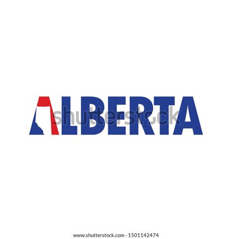 Alberta Canada Logo Map Symbol Red Stock Vector (Royalty Free) 1501142474 | Shutterstock