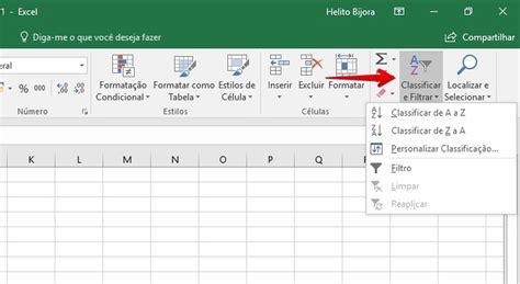 Excel Como Colocar C Lulas Em Ordem Alfab Tica