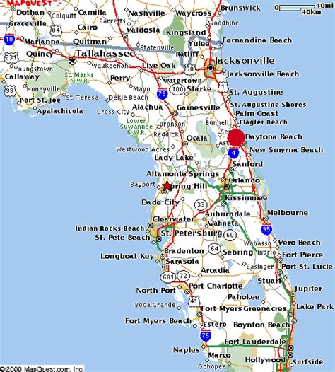 Us Map East Coast Beaches