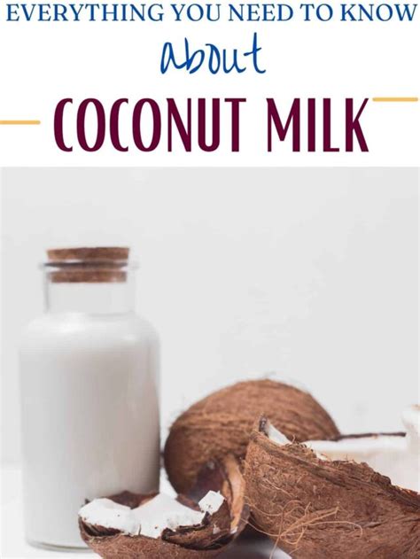 What Is Coconut Milk? Everything You Need To Know - Fit as a Mama Bear