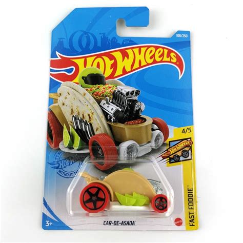Машинка Mattel Hot Wheels 2021 C4982 Car De Asada Yellow купить на OZON