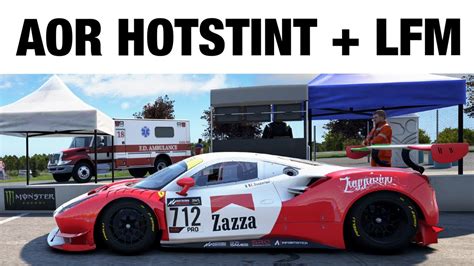 LIVE Assetto Corsa Competizione AOR Hotstint LFM ACC Ferrari 488