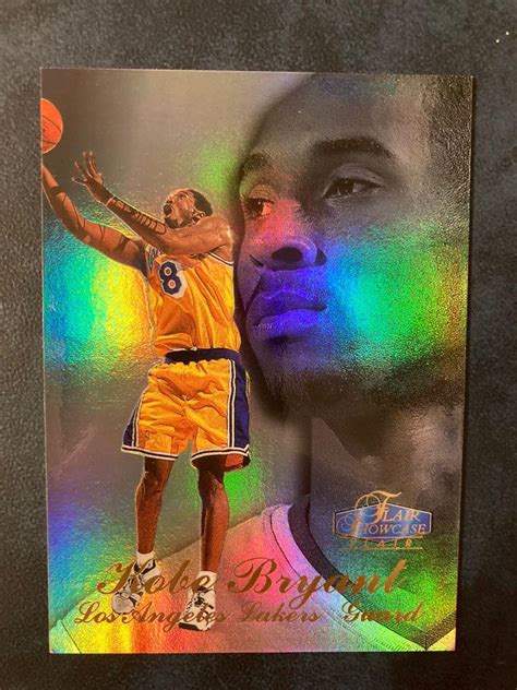 絕版超罕有 Fleer 1998年 NBA 高比拜仁 Kobe Bryant 高比仔 籃球員卡 籃球卡 Flair Showcase Sec