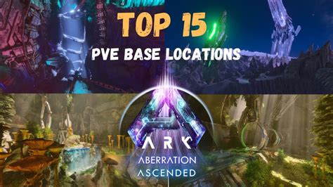 Ark Survival Ascended Aberration Top Best Pve Base Locations Youtube