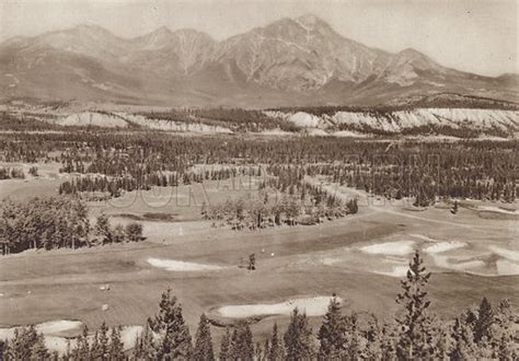 Jasper Park Lodge Golf Course, Jasper National Park, Alberta stock ...