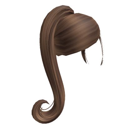 Sleek Celebrity Ponytail In Brown Roblox