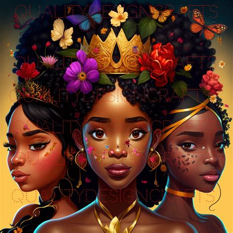 Queen Beautiful Black Girl Magic Melanin Black Woman Png Afro Fashion