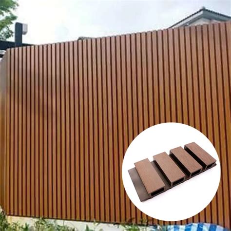 Factory Price Co Extrusion Outdoor Wood Pvc Composite Wall Cladding D