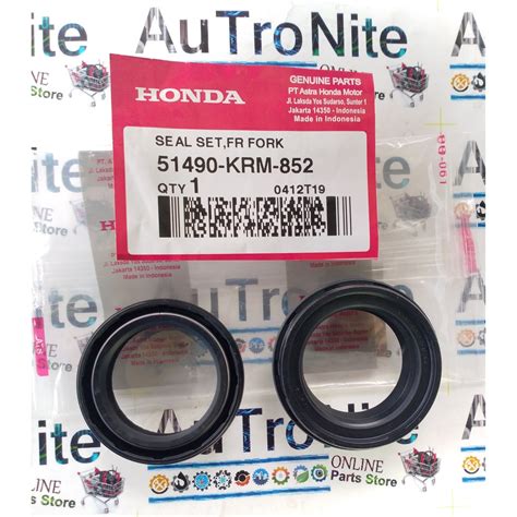 Package Oil Seal Dust As Shock Set Front Fork Krm Ori Honda