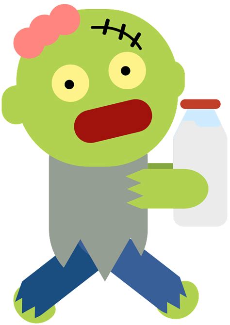 Cute Zombies Clip Art Library