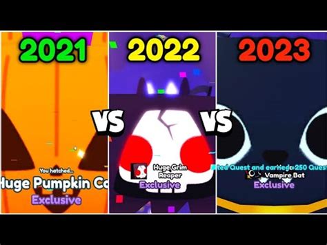 HALLOWEEN HUGE PETS FROM THE CURSED EGG 2021 VS 2022 VS 2023 Pet