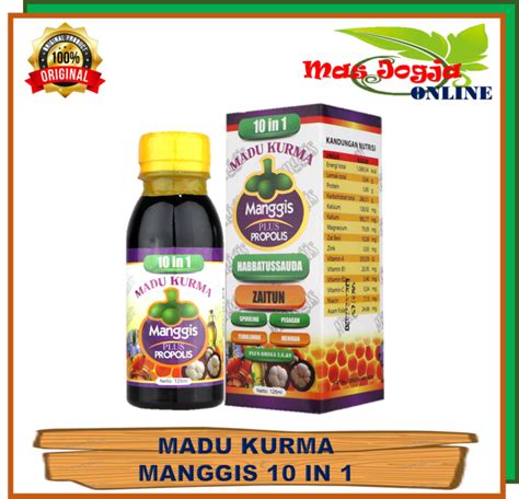 Madu Kurma Manggis Plus Propolis 10 In 1 Madu Anak Madu Kurma Manggis