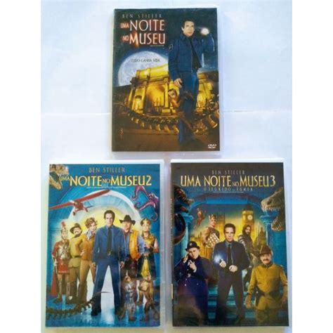 Dvd Uma Noite No Museu Trilogia Lacrados E Originais Shopee Brasil