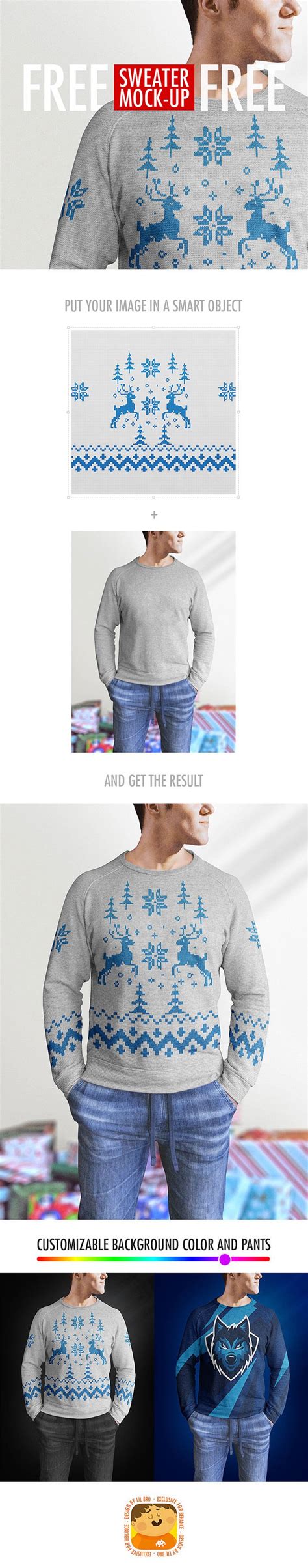 Sweater Mockup PSD Free Download - Creativetacos