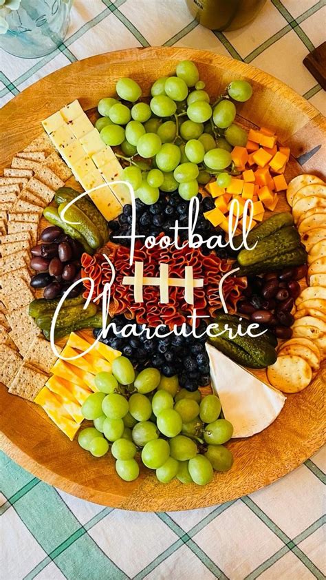 Football Charcuterie Board For Super Bowl Party