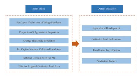 Classification Of Input And Output Indicators Download Scientific Diagram