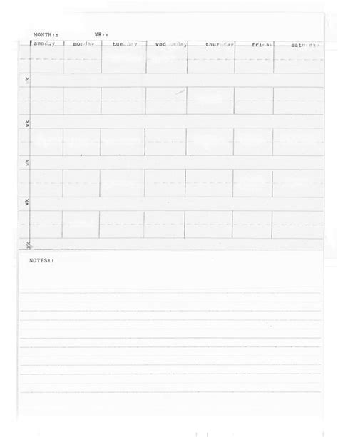 Free Printable Planner Template