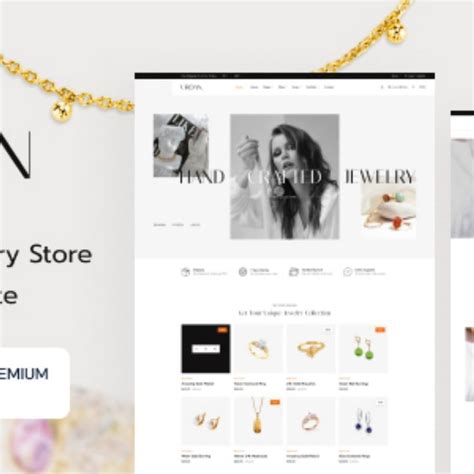 Elegant Jewelry Store Figma Template