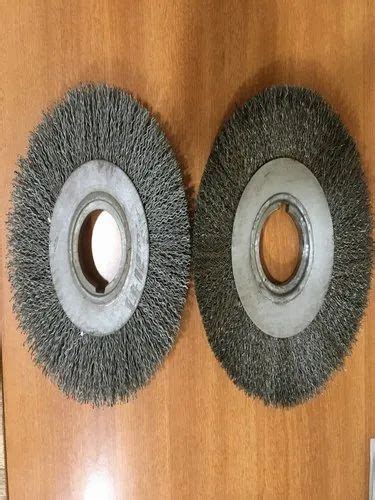 Carbon Steel Black Circular Ms Wire Brush