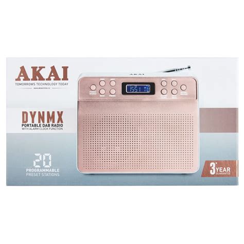 Akai Rose Gold Dab Radio Home Gifts Dnu Iceland Foods