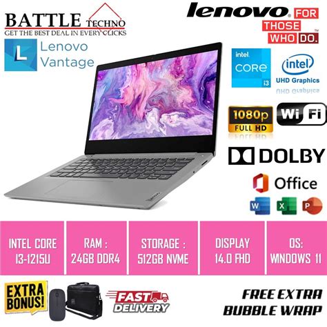 Jual Laptop Slim Terbaru Lenovo Ideapad Slim I Intel Core I U