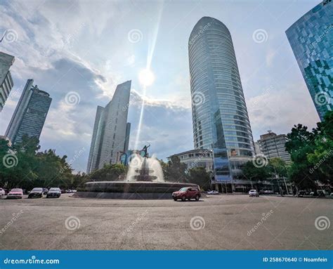 Skyscrapers of Downtown Mexico City Editorial Image - Image of ...