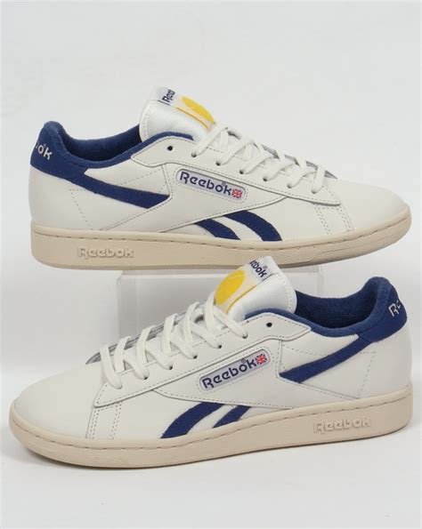 Reebok Npc Uk Trainers Chalk Whiteblueshoesvintageretro