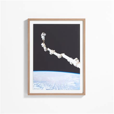 Smithsonian Astronaut In Space Framed Wall Art Print Crate And Kids