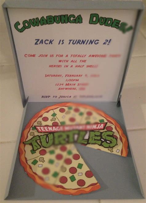 Teenage Mutant Ninja Turtles Pizza Box by JJsPersonalTouch on Etsy