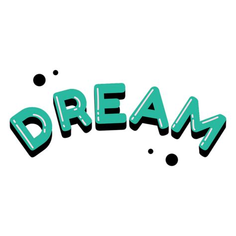 Dreams Word Clipart