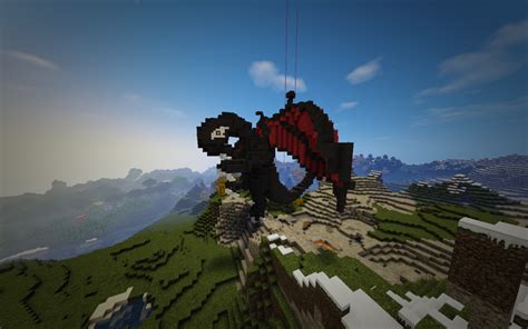 Mighty Dragons Statue Minecraft Project