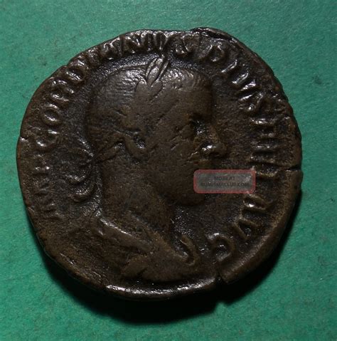 Tater Roman Imperial Ae Sestertius Coin Of Gordian Iii Fortvna Redvx